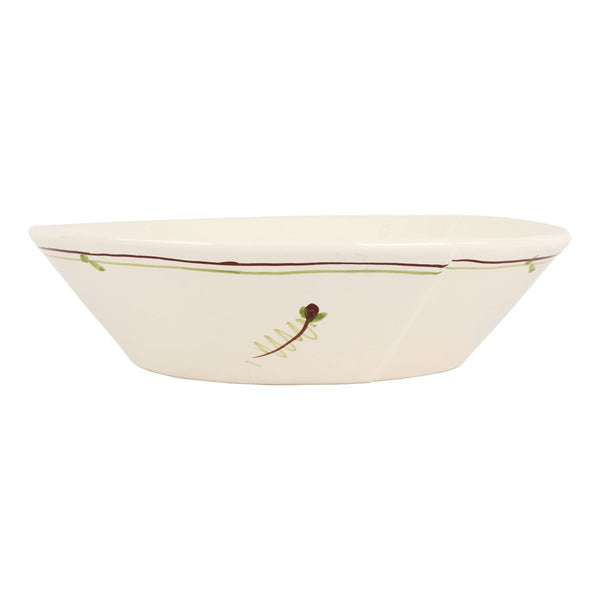 Vietri Lastra Fiori di Bosco Large Shallow Bowl