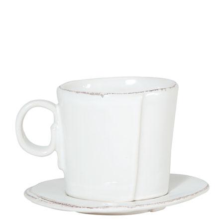 Vietri Lastra Espresso Cup and Saucer