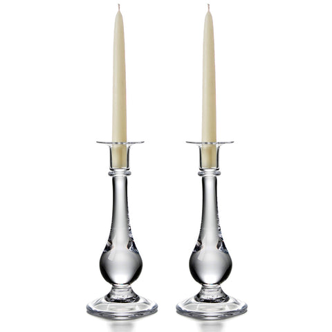 Set of 2 Simon Pearce Pomfret taper holders