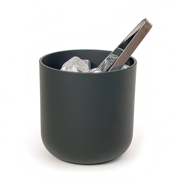 Sugahara Black matte glass ice bucket