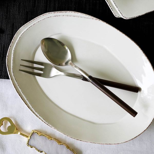 Vietri Lastra stacking cereal bowl