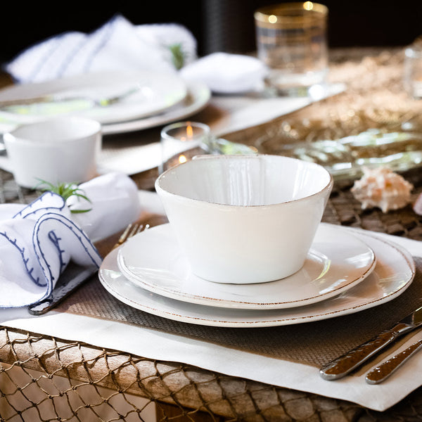 Vietri Lastra stacking cereal bowl
