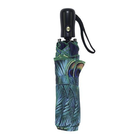Umbrella, peacock feather design, automatic wind-resistant