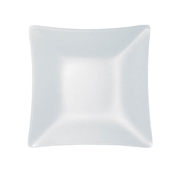 Seaglass Strata 12" square recycled glass bowl