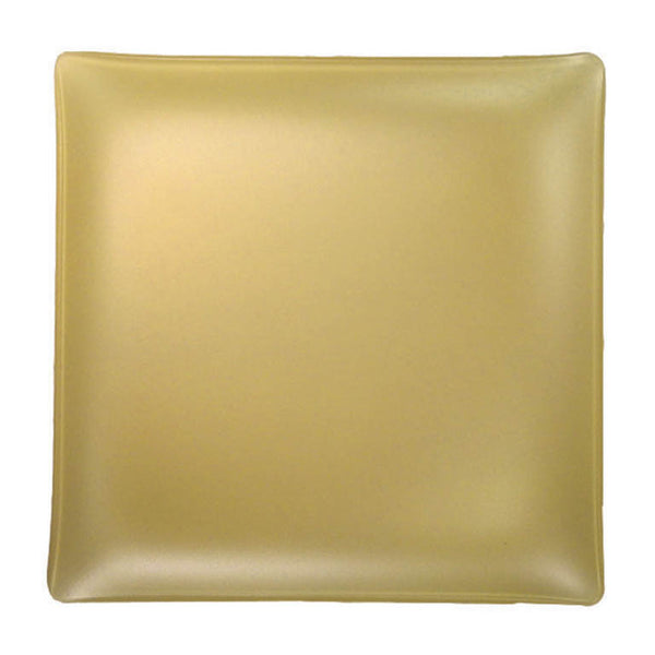 Seaglass 14" square recycled glass platter