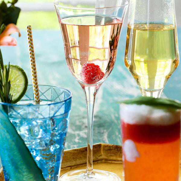 Vietri Optical wine glass