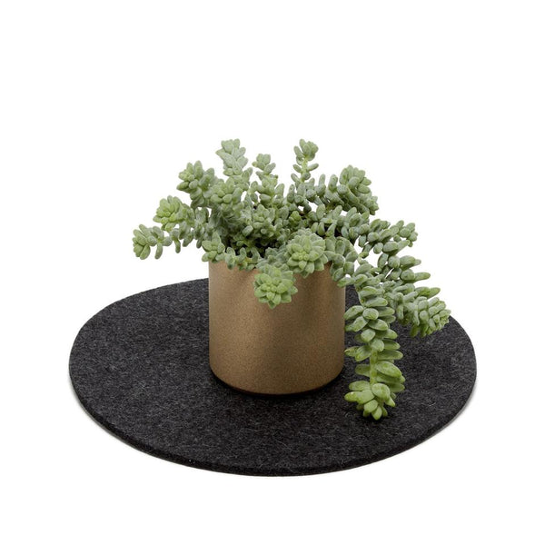 Merino wool felt trivets, round medium