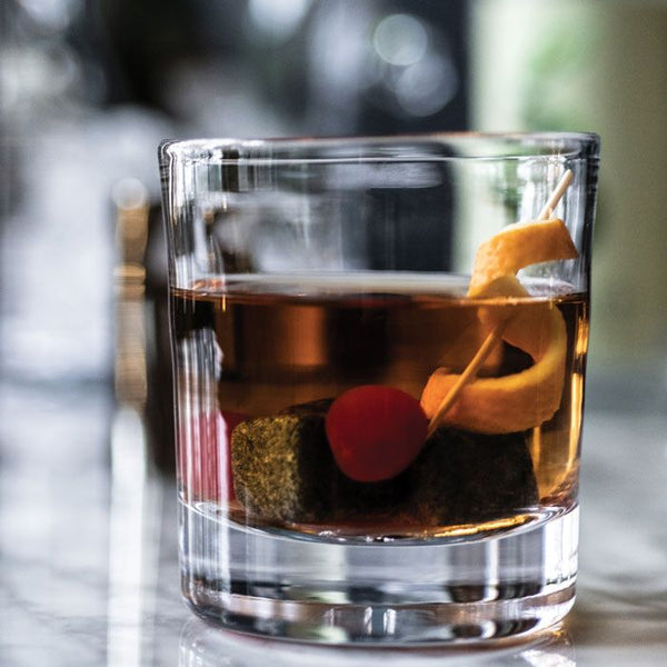 Simon Pearce Ascutney whiskey glass, gift-boxed set of 2